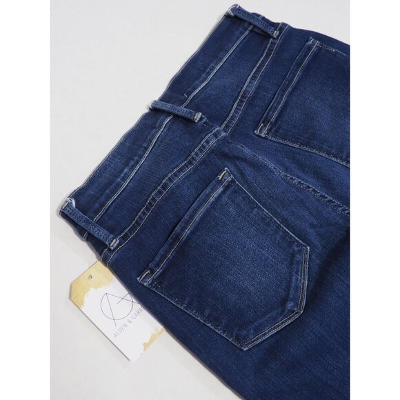 Frame Medium Wash "Le Skinny de Jeanne Crop" Skinny Blue Jeans, Size 27 - Picture 4 of 9